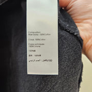 3.1 PHILLIP LIM DENIM WRAP SKIRT WOMEN'S SIZE 0 WASHED BLACK MSRP $450 NWT