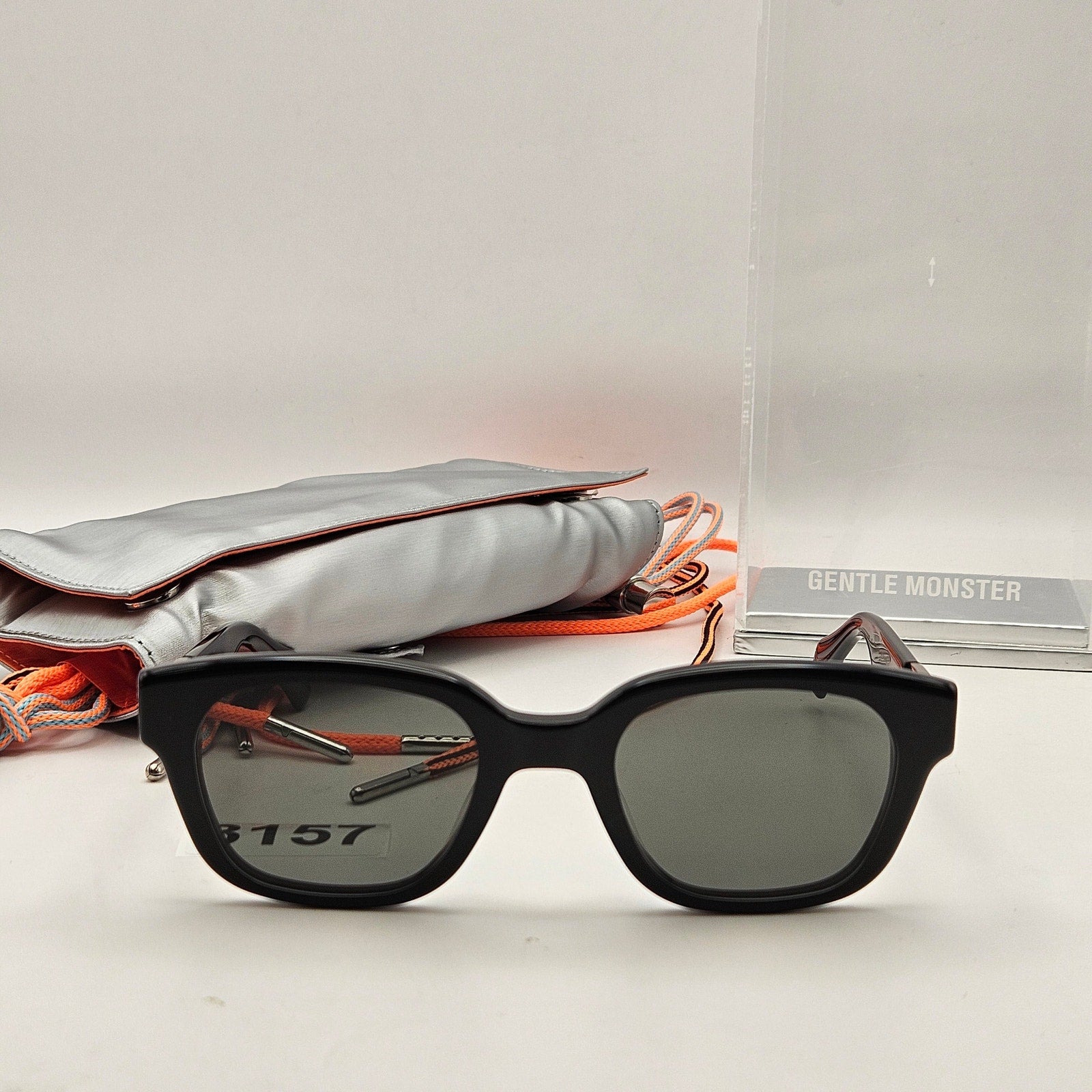 AMBUSH X GENTLE MONSTER CARABINER 1 01 BLACK SUNGLASSES NIB