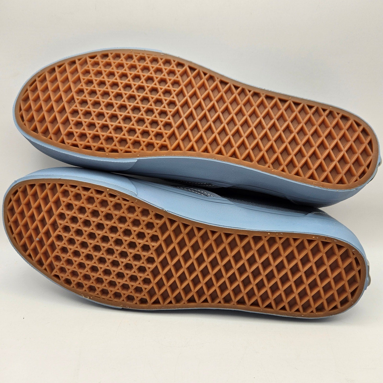 VANS MEN'S 11.5 CLASSIC SLIP ON PASTEL MONO DUSTY BLUE NWOB