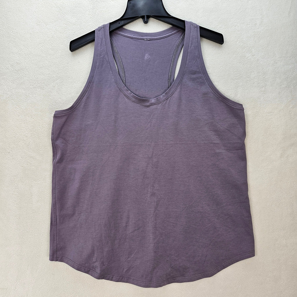 LULULEMON WOMEN'S 14 PURPLE RACERBACK WORKOUT TANK
