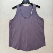 LULULEMON WOMEN'S 14 PURPLE RACERBACK WORKOUT TANK