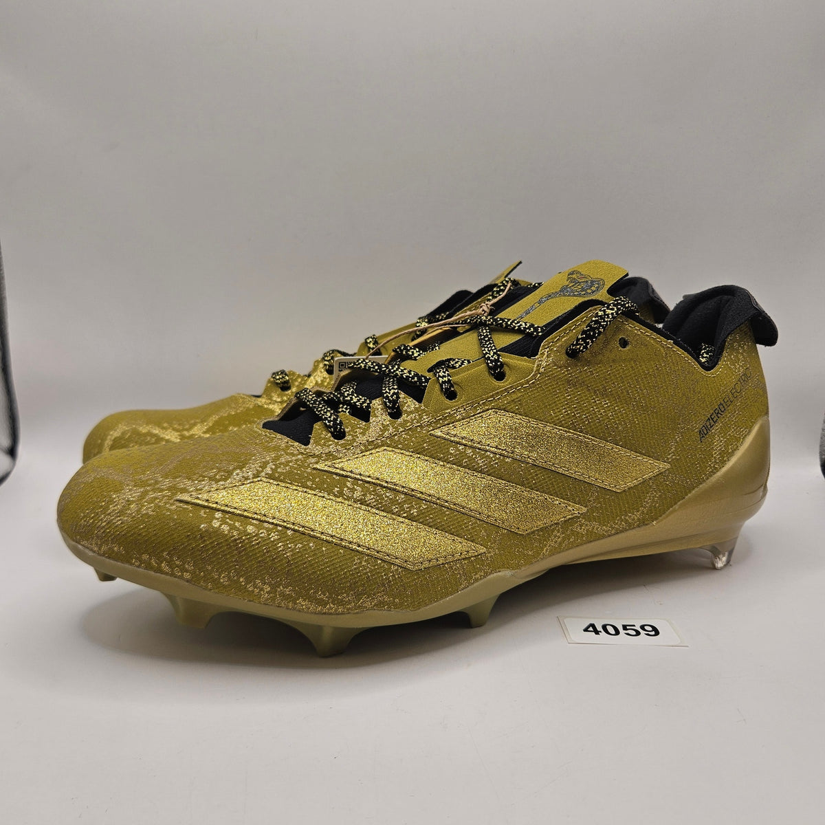 ADIDAS X DISNEY JAFAR MEN'S 11.5 ADIZERO ELECTRIC GOLD FOOTBALL JP9953 NWOB