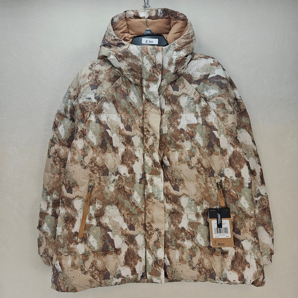 THE NORTH FACE WOMEN'S L HYDRENALITE DOWN JACKET MIDI ALMOND BUTTER NWT