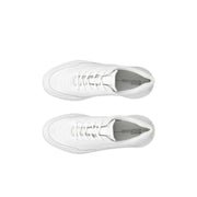 ECCO WOMEN'S 41 ATH-1FTR WHITE LEATHER SNEAKER NIB NO LID 20569301007