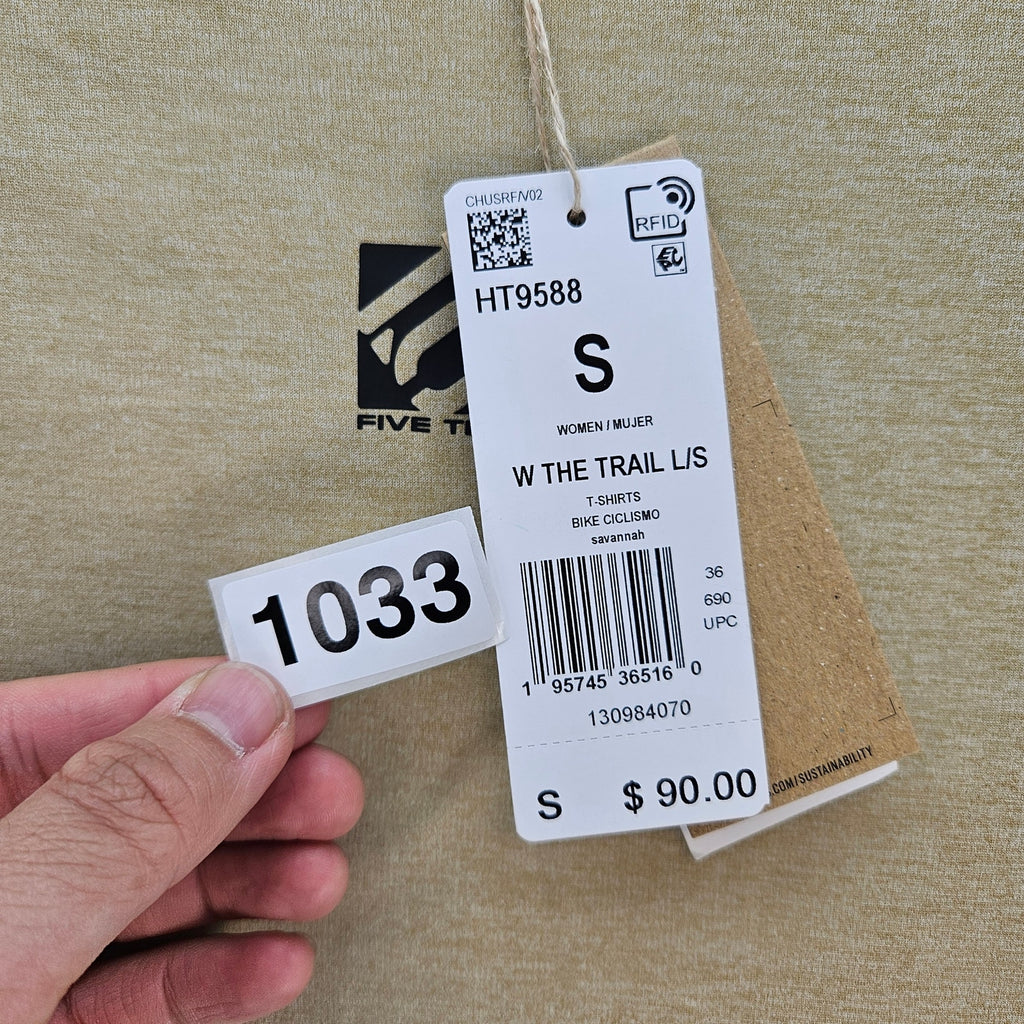 ADIDAS FIVE TEN WOMEN'S SMALL TRAILX LONG SLEEVE SHIRT HT9588 NWT