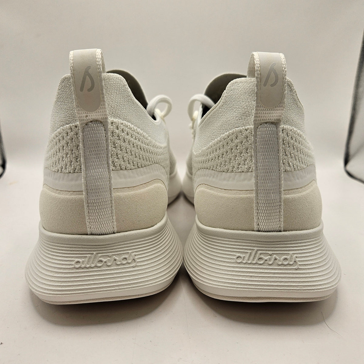 ALLBIRDS MEN'S 12.5 BLIZZARD WHITE DASHER NZ SNEAKERS A12445