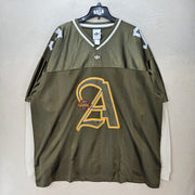 ADIDAS MEN'S XXLARGE ORIGINALS TREFOIL OG 2 IN 1 JERSEY OLIVE STRATA KS5329