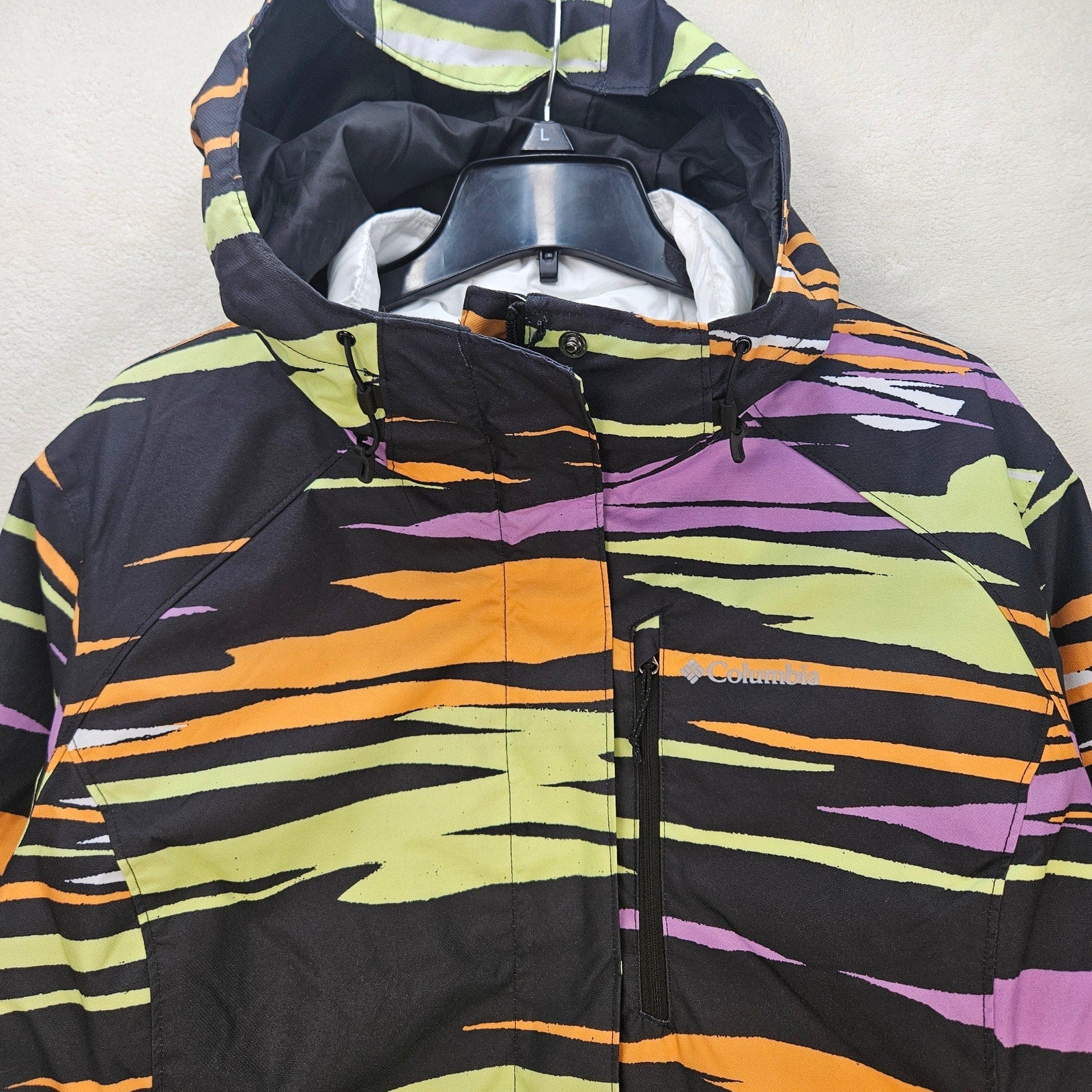 COLUMBIA WOMEN'S XXL NORDIC POINT FS PRINTED INTERCHANGE JACKET OMNI HEAT