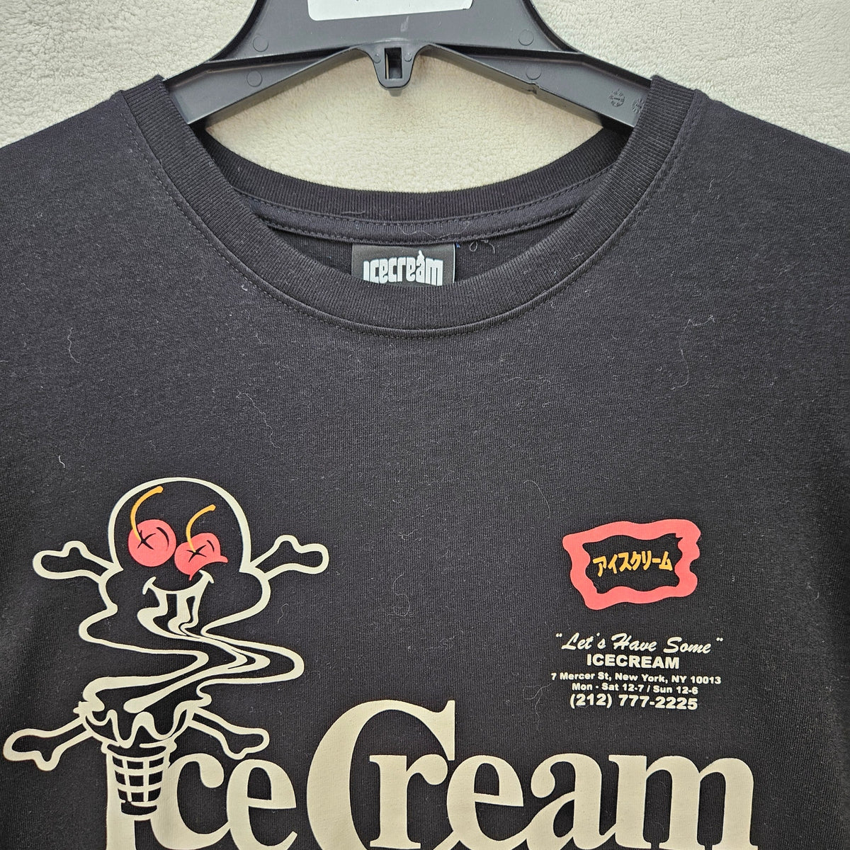 ICE CREAM MEN'S XL COLORFUL BLACK GRAPHICS TEE SHIRT