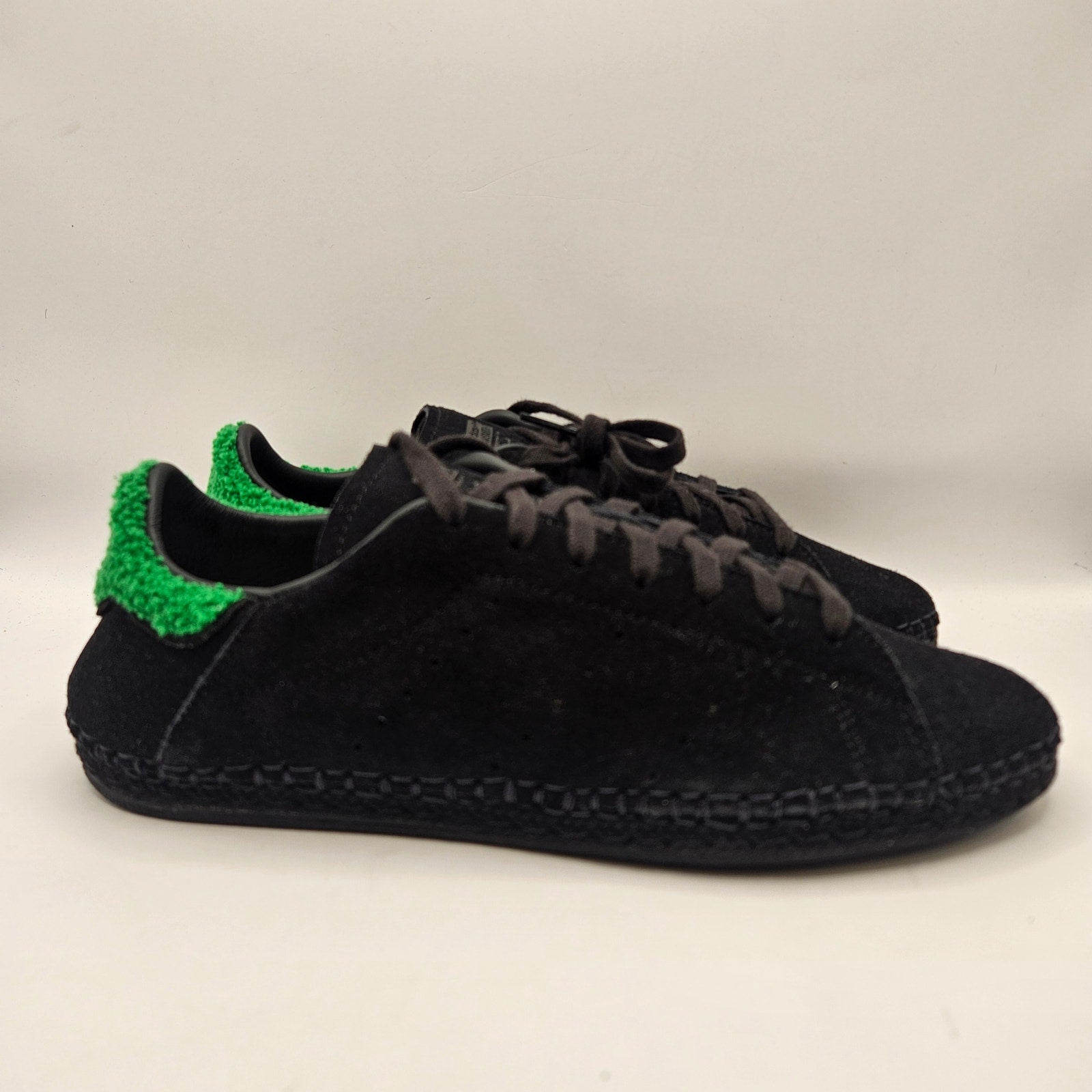 ADIDAS ORIGNAL X CLOT STANSMITH MEN'S 7 BLACK SUEDE JQ9227 NWOB