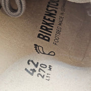 BIRKENSTOCK MEN'S 9 BEND LOW LIGHT GREY TEXTILE LOW TOP SNEAKER MADE IN GERMANY