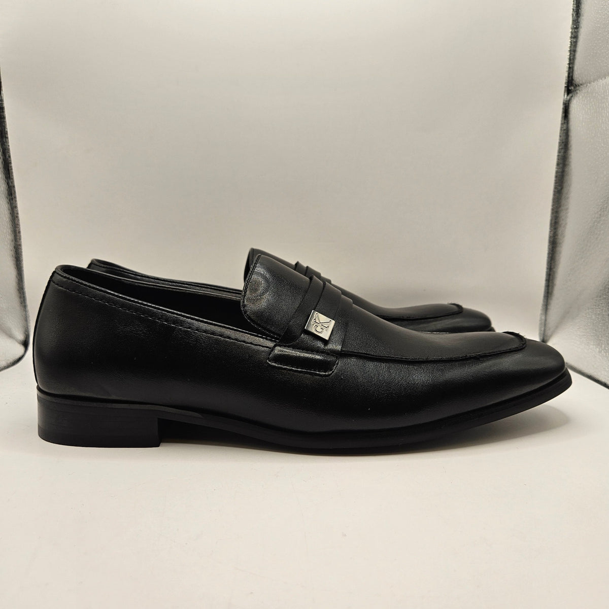 CALVIN KLEIN MEN'S 13 CMJIMNON-R JAMESON LOAFER BLACK SLIP-ON DRESS SHOES NWOB