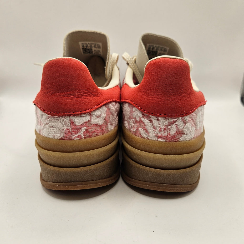 ADIDAS ORIGINALS X LIBERTY LONDON WOMEN'S 10 GAZELLE BOLD JR8885 NWOB FLORAL RED