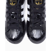 ADIDAS ORIGINAL WOMEN'S 8 SUPERSTAR II 2 PATENT LEATHER CORE BLK WHT NIB JS4009