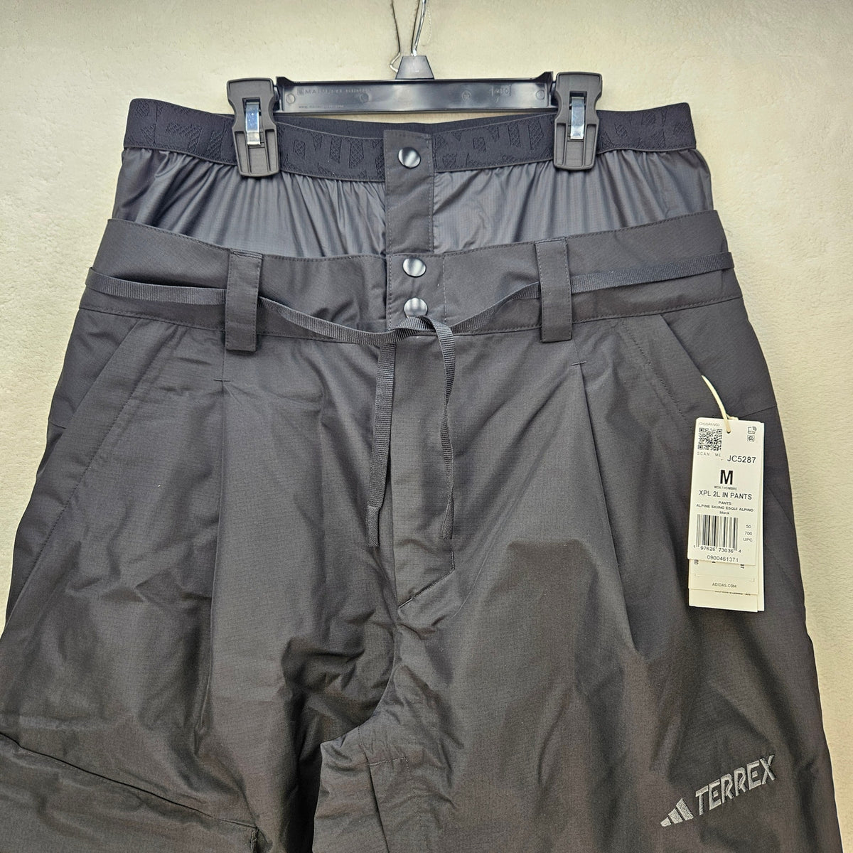 ADIDAS MEN'S MEDIUM TERREX XPLORIC 2 LAYER INSULATED CLIMAPROOF PANTS JC5287