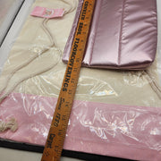 BABYROLL ROSEDREAM PINK PUFFER TOTE BAG & DRAWSTRING BACKPACK SET KAWAII