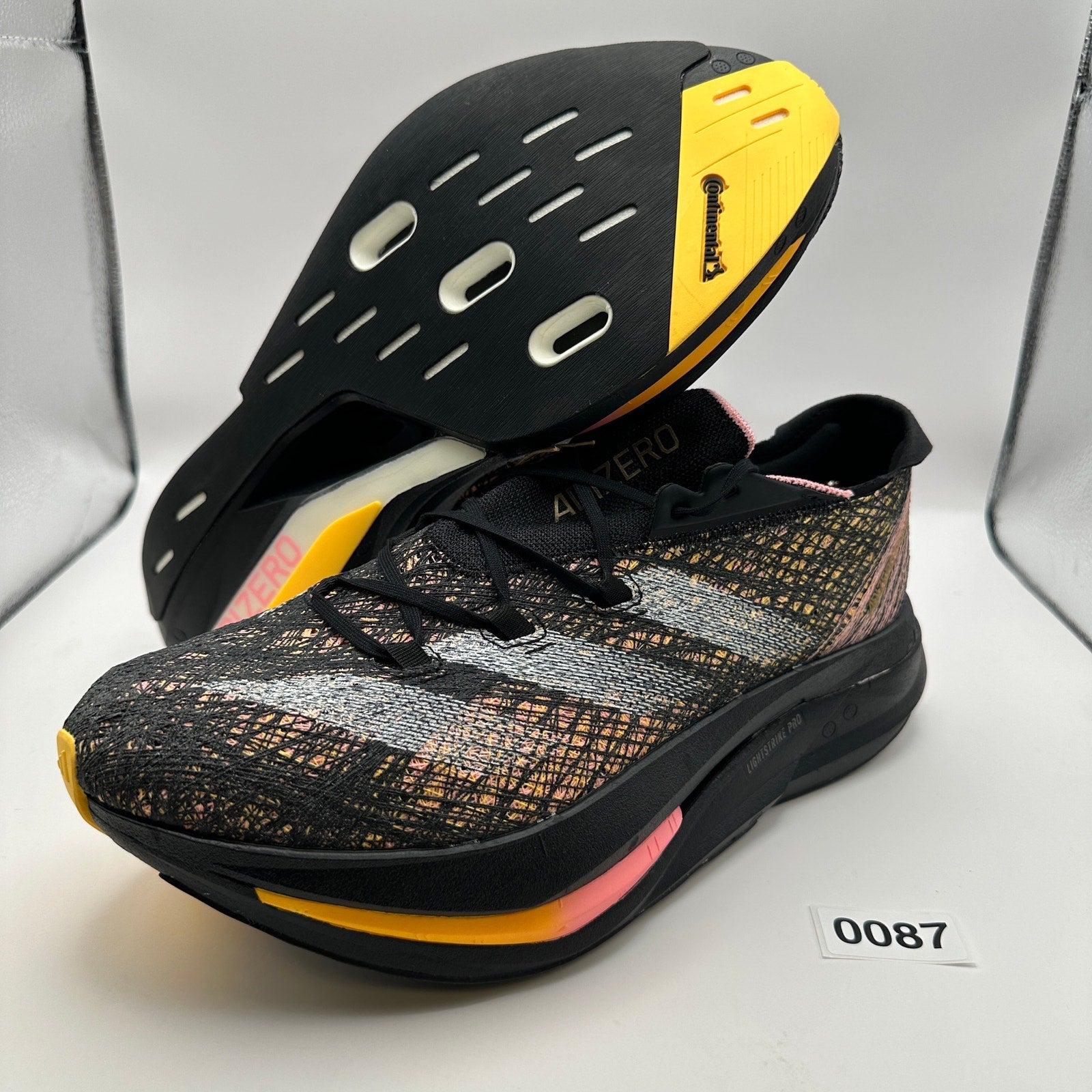 Adidas Adizero Prime X 2.0 Strung Running SHoes Black ID0267 Mens Size 11.5