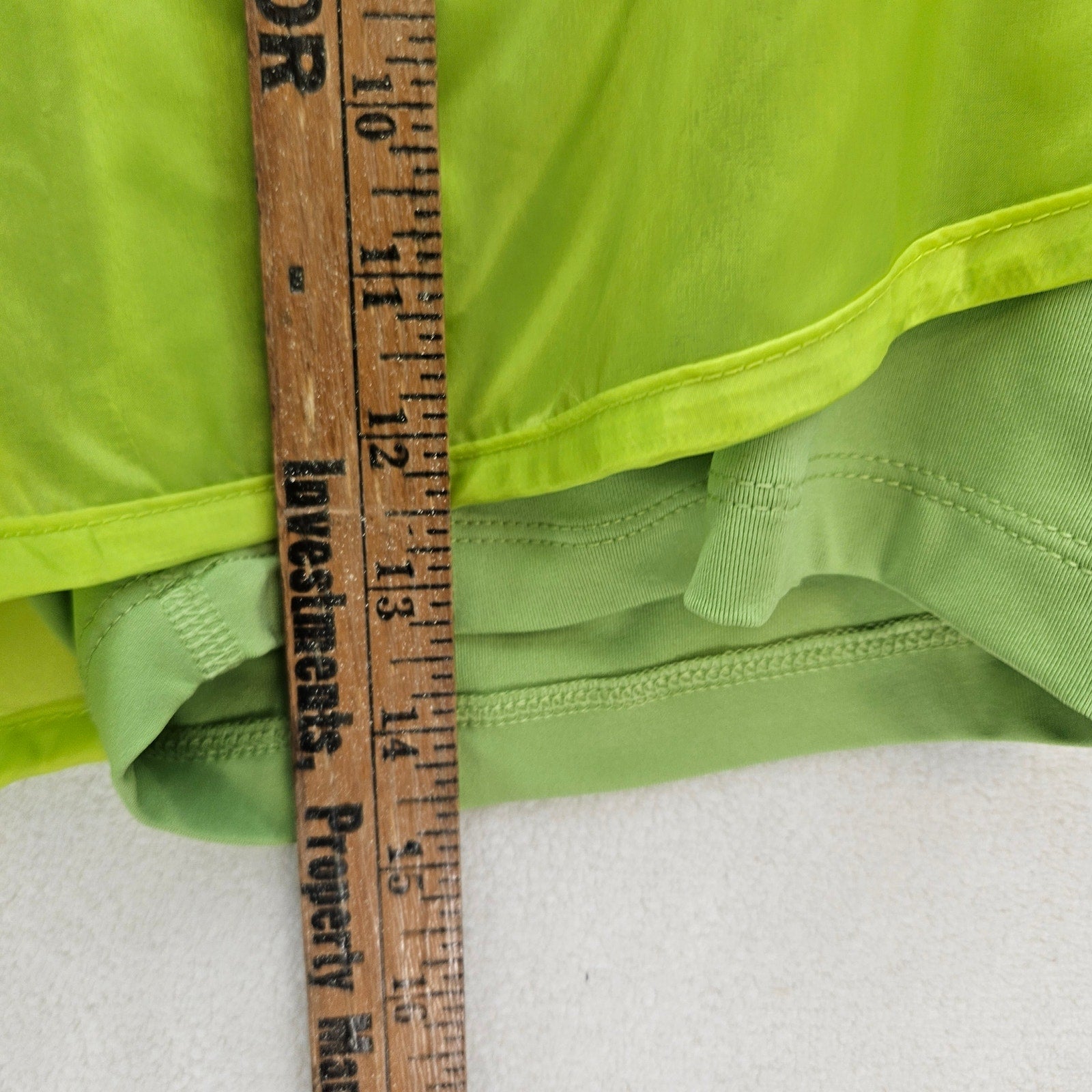 NIKE WOMEN'S LARGE ICON CLASH TEMPO LUXE RUNNING SHORTS GREEN DM7739-321 NWT