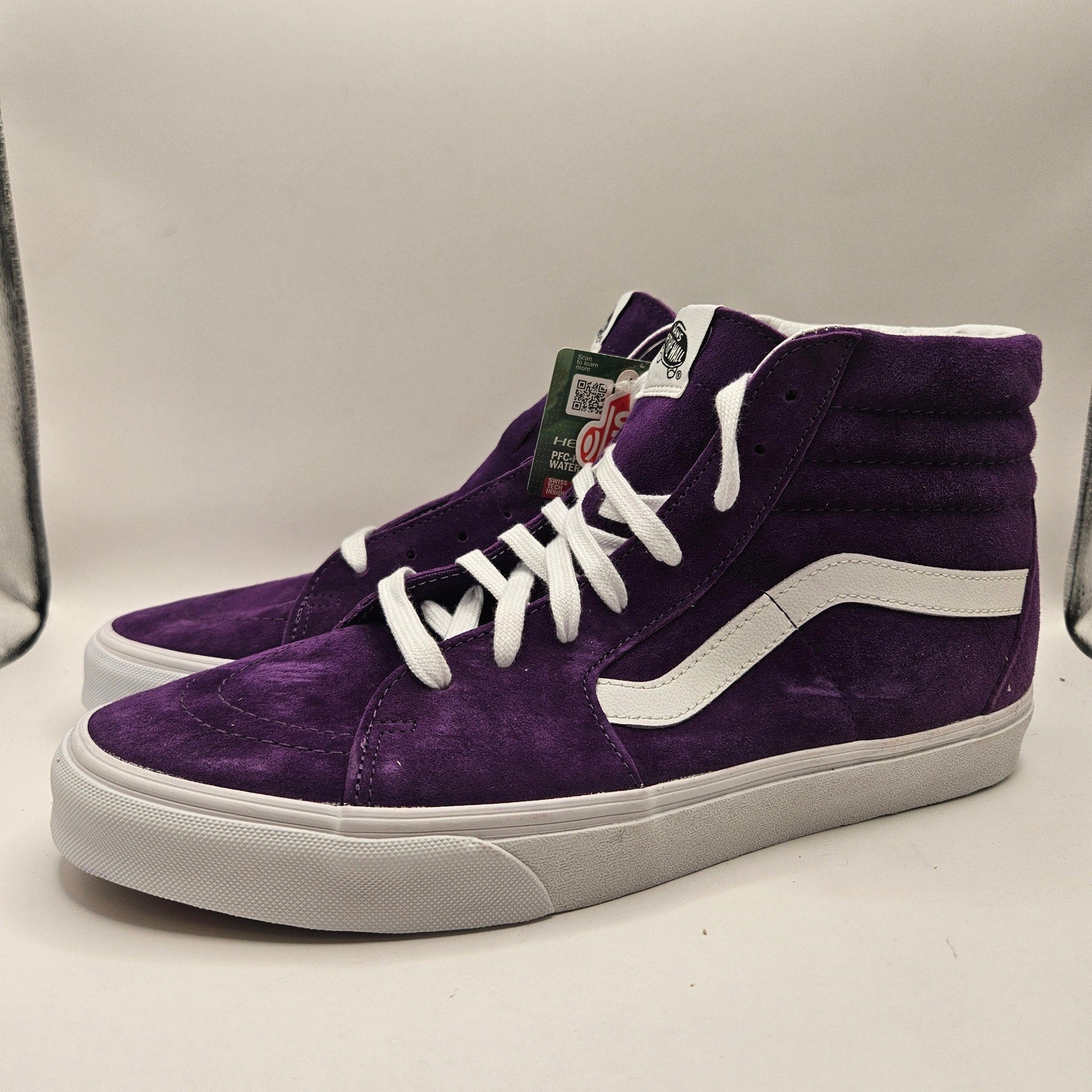 VANS MEN'S 11.5 SK8-Hi PIG SUEDE ACAI PURPLE RARE SNEAKERS NWOB
