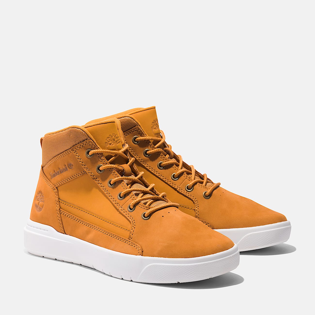 TIMBERLAND MEN'S 13 ALLSTON MID LACE UP SNEAKER WHEAT NUBUCK NIB