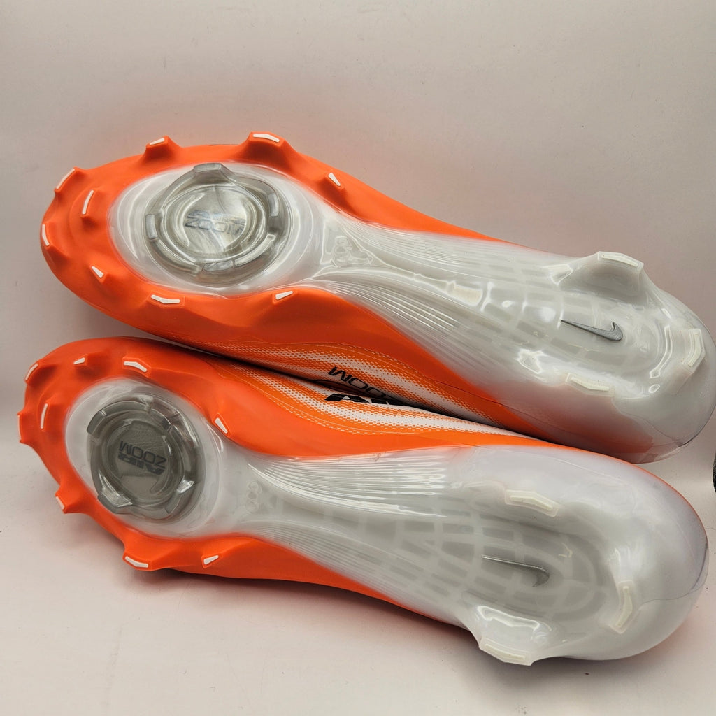 NIKE MEN'S 16 AIR ZOOM VAPOR PRO 1 ORANGE WHITE FOOTBALL CLEAT NWOB HM8850-103