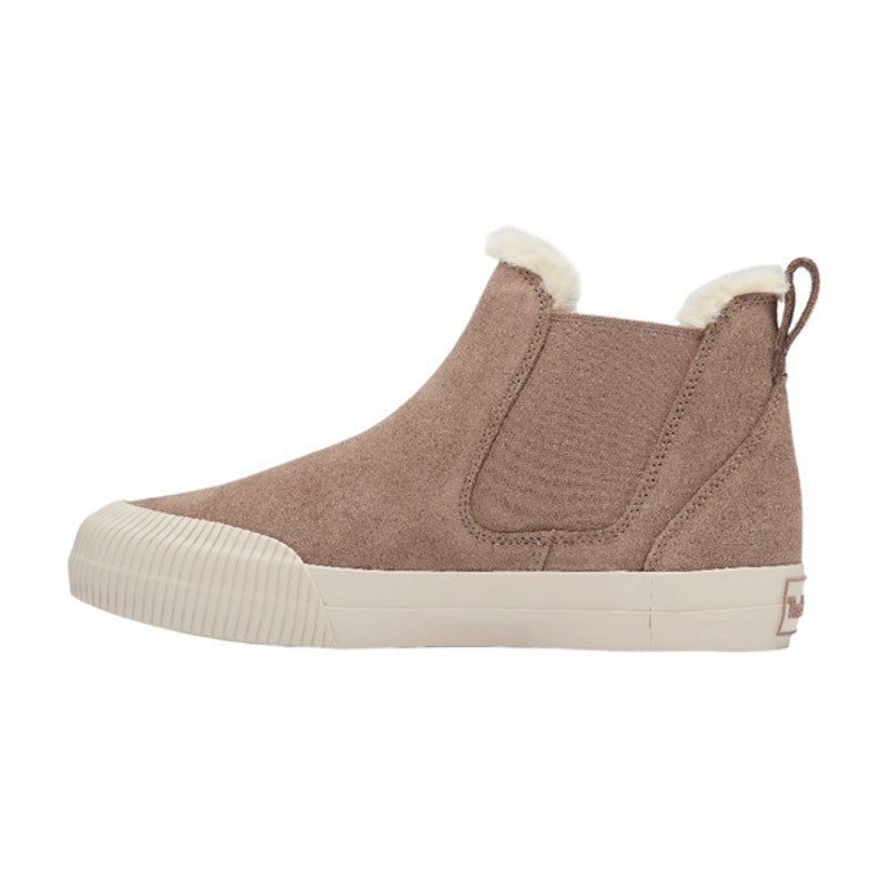 TIMBERLAND WOMEN'S 5.5 SKYLA BAY 2.0 MID WARM LINED SNEAKER TAUPE SUEDE NIB