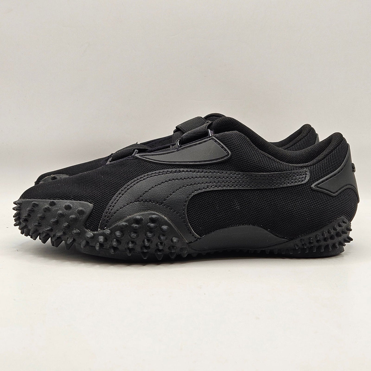 PUMA WOMEN'S 8 MEN'S 6.5 MOSTRO TRIPLE BLACK 403729-02 STRAP ON