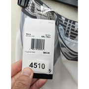 NIKE MEN'S XXL TALL PRO NBA HYPERSTRONG 3/4 PADDED BBALL TIGHTS WHITE 881963-100