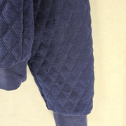 FREE PEOPLE WOMEN'S LARGE PURPLE BLUE DISTRESSED W HOLES AND CUTS