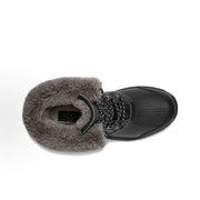 UGG WOMEN'S 8 BLACK ZAYLEE MICRO WINTER BOOTS WATERPROOF 1138155 NIB