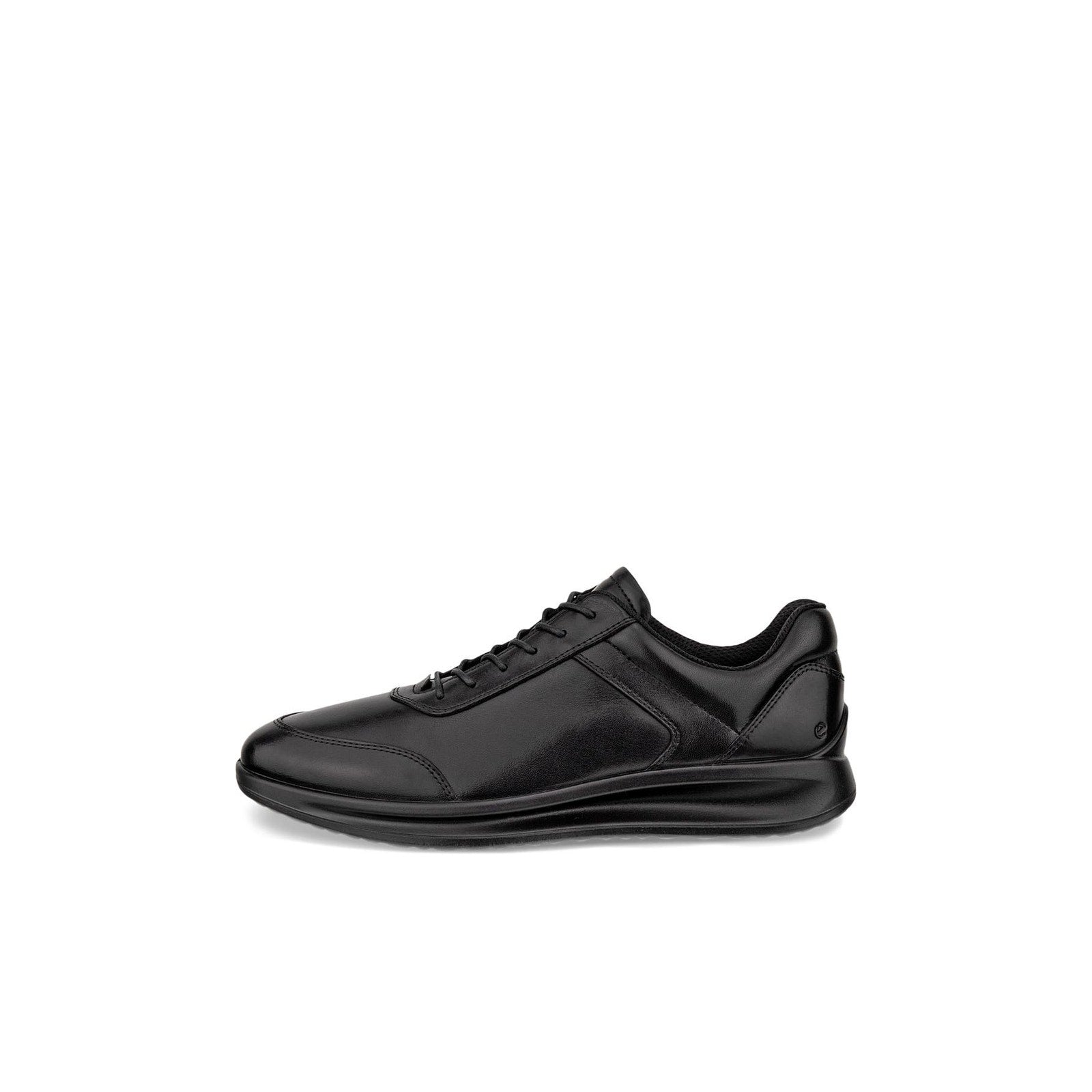 ECCO MEN'S 47 AQUET LEATHER SHOE BLACK NIB 20712401001