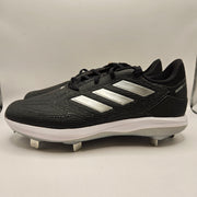 ADIDAS WOMEN'S 11.5 ADIZERO PUREHUSTLE 3 SOFTBALL METAL CLEATS BLACK IG7134