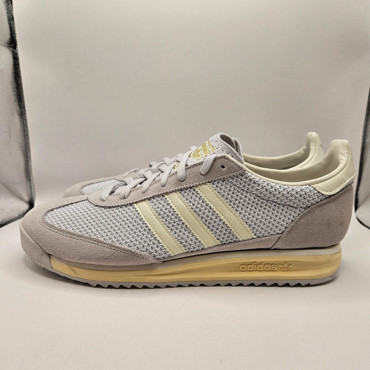 ADIDAS ORIGINALS MEN'S 13 SL 72 RS GREY WHITE RETRO CASUAL SNEAKERS JR8773 NWOB