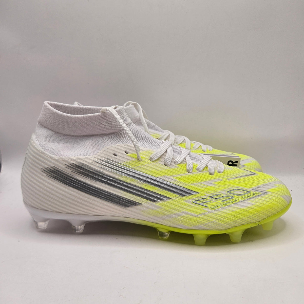 ADIDAS WOMEN'S 7.5 F50 SPARKFUSION LEAGUE SOCCER CLEATS FG AG WHITE NWOB JP8350