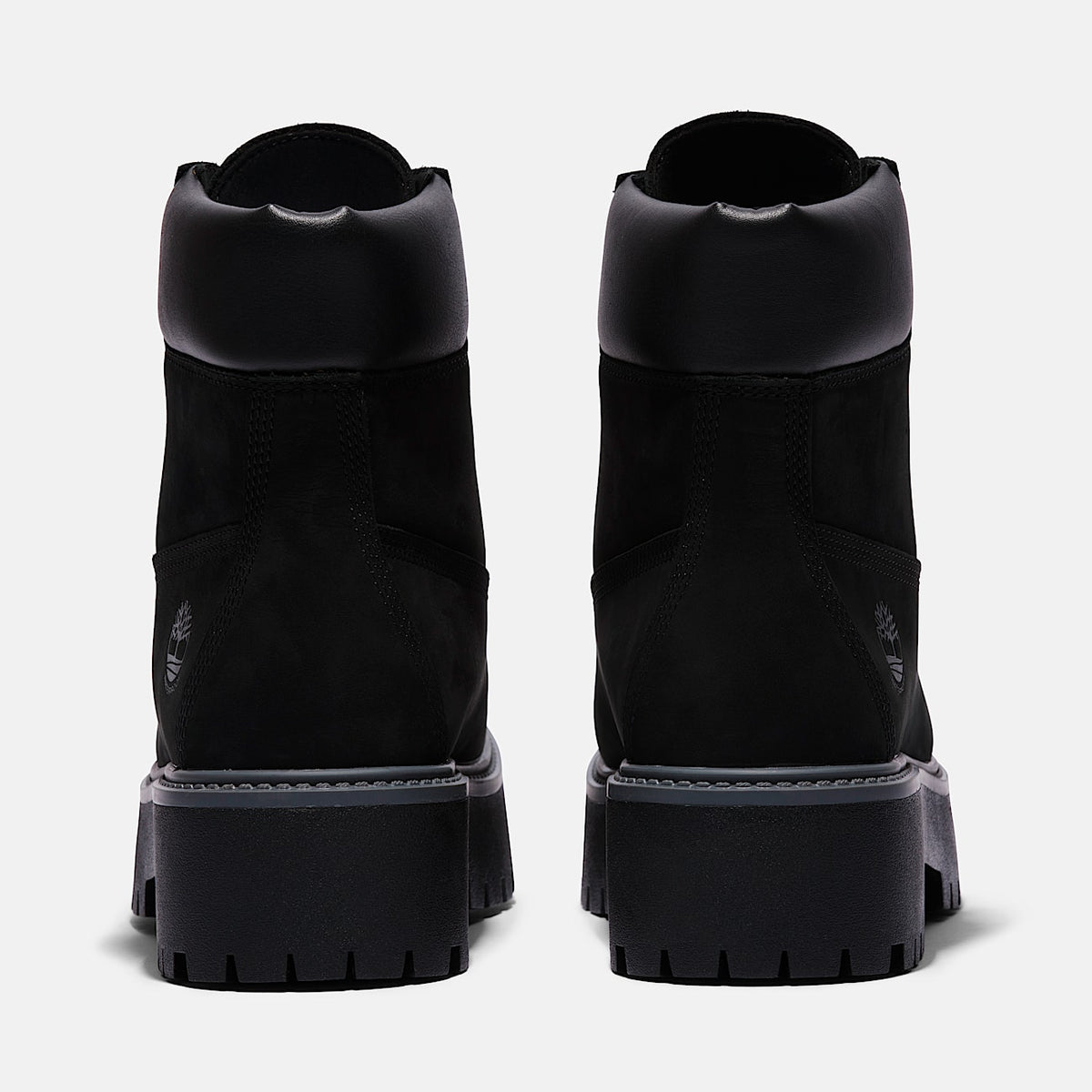 TIMBERLAND WOMEN'S 9.5 HERITAGE PLATFORM 6-INCH WATERPROOF BOOT BLACK NUBUCK NIB