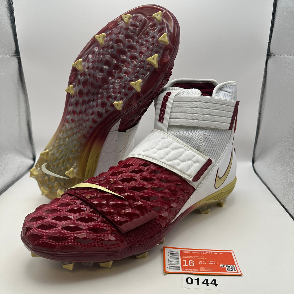 NIKE Mens 16 Force Savage Elite 2 Football Cleats FSU Florida State CI9868-600