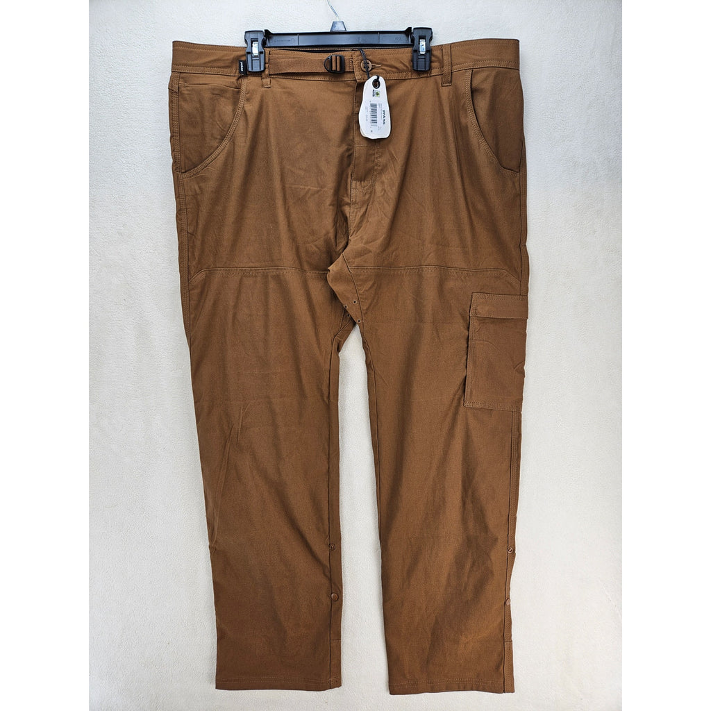 PRANA MEN'S 42X32 STRETCH ZION SLIM PANT II SEIPIA NWT HIKING CARGO OUTDOOR