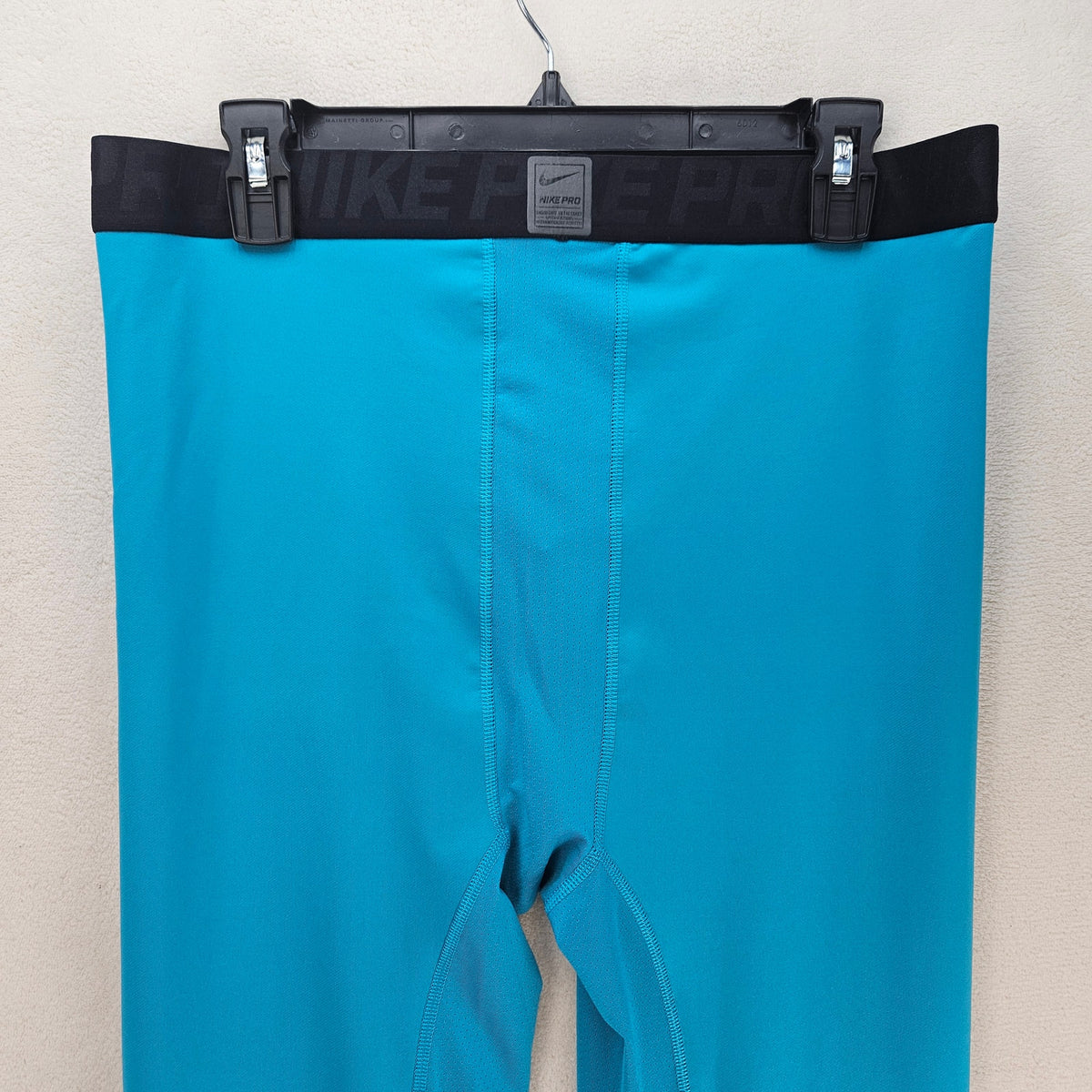 NIKE MEN'S XXL TALL NBA PRO TEAL COMPRESSION TIGHTS PADDED KNEES AA0752-428