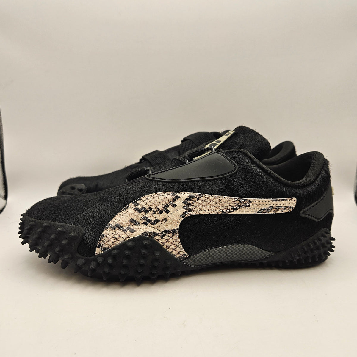PUMA X A$AP ROCKY MEN'S 9 MOSTRO OG BLACK COW HAIR SNAKESKIN AWGE 406497-01 NWOB
