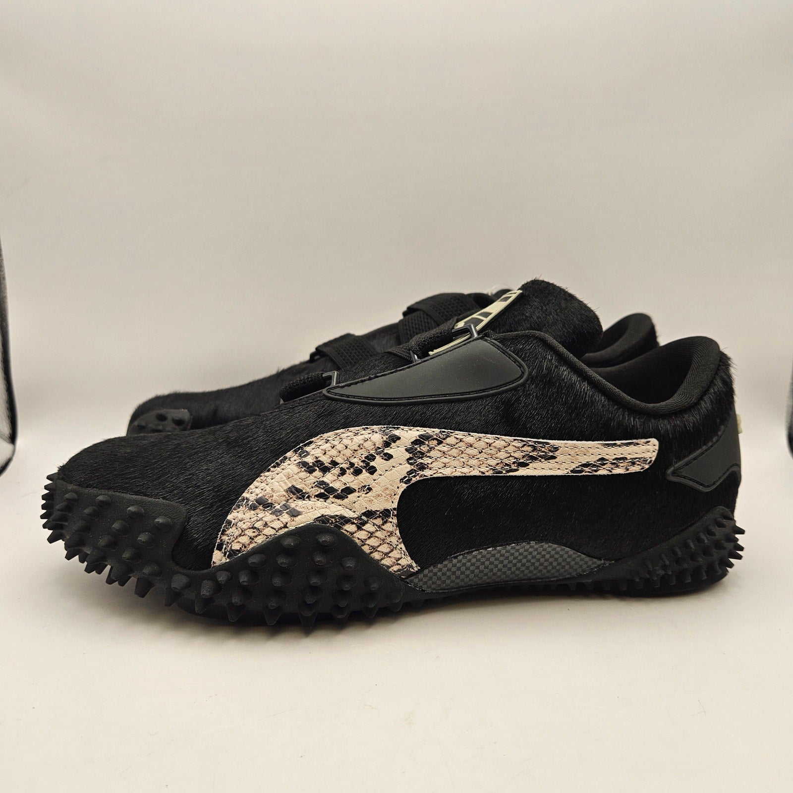 PUMA X A$AP ROCKY MEN'S 9 MOSTRO OG BLACK COW HAIR SNAKESKIN AWGE 406497-01 NWOB