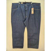 LEVI'S 501 MEN'S 52X30 ORIGINAL BUTTON FLY DARK WASH JEANS NWT