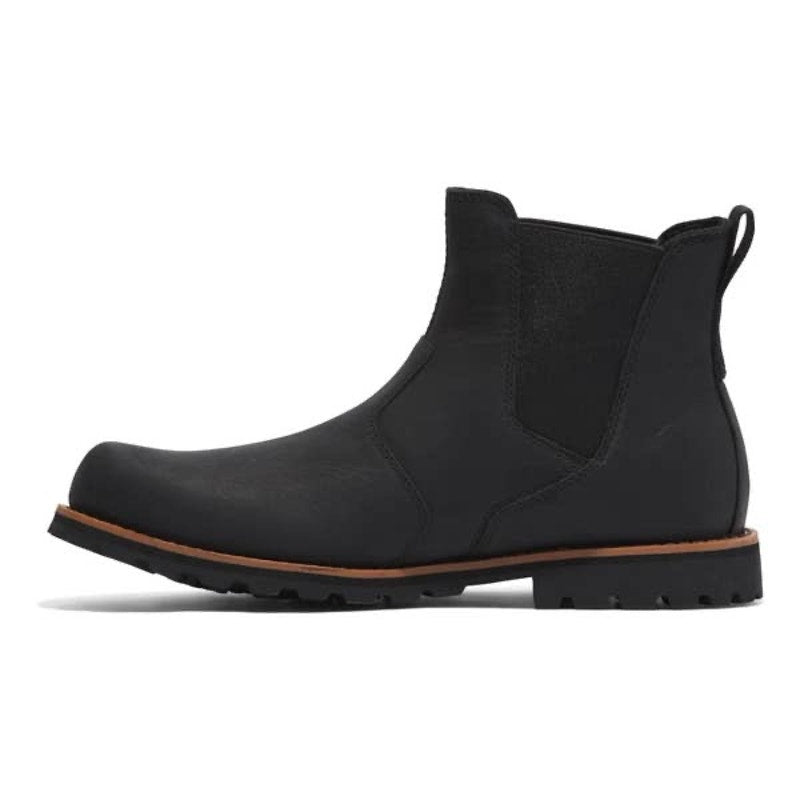 TIMBERLAND MEN'S 11.5 ATTLEBORO MID CHELSEA BOOT JET BLACK TB0A624N015 NIB
