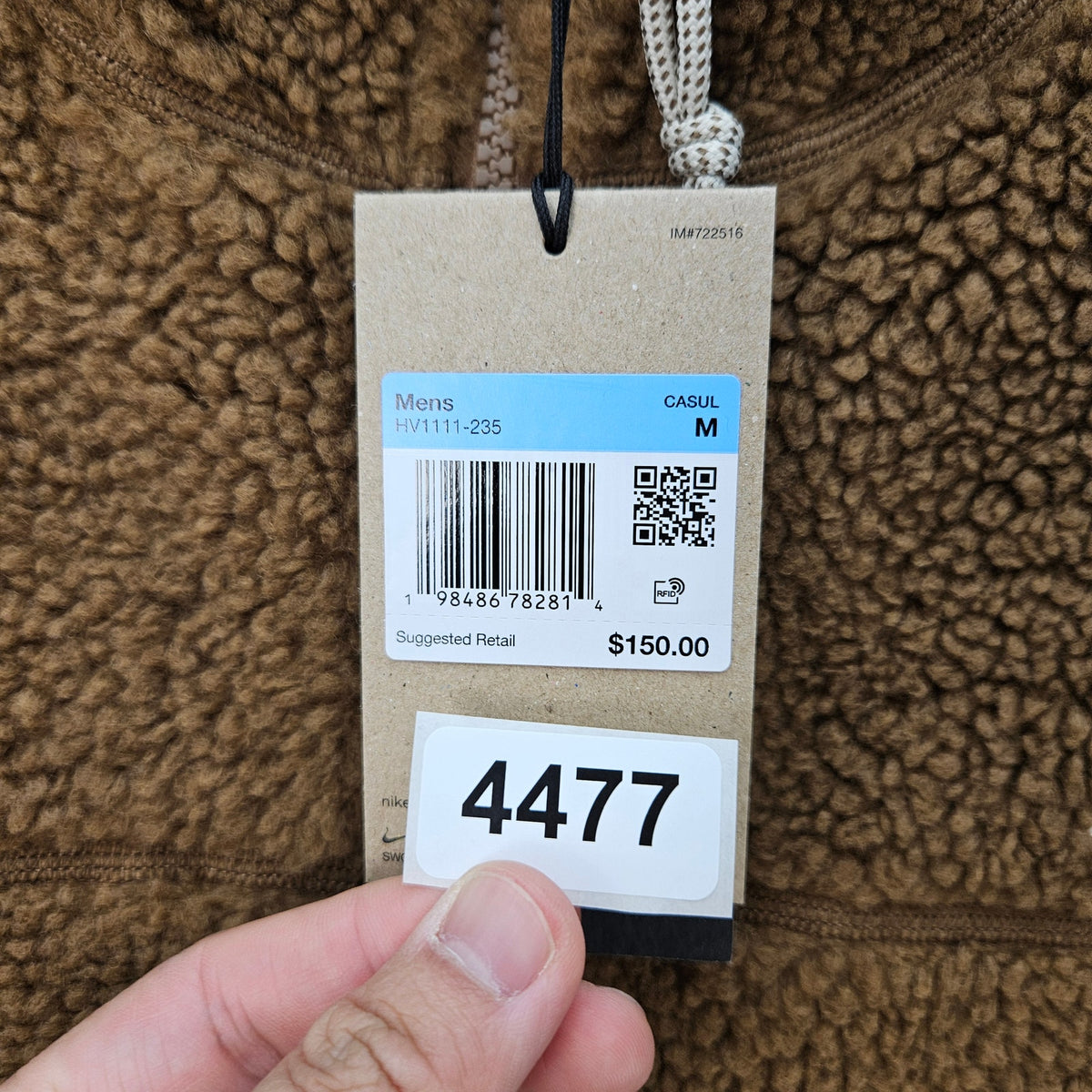 NIKE MEN'S MEDIUM ACG VEST CANWELL GLACIER THERMA FIT BROWN HV1111-235