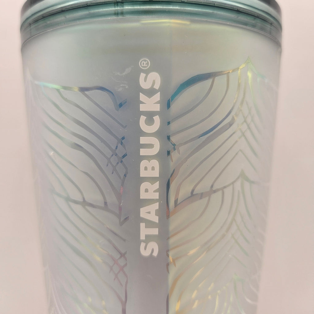 STARBUCKS 24oz MATTE IRIDESCENT MEREMAID TAIL TUMBLER