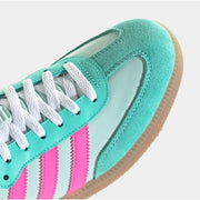 ADIDAS MEN'S 10 SAMBA MESSI HALO MINT LUCID PINK KI8505 SOCCER THEME SOUTH BEACH