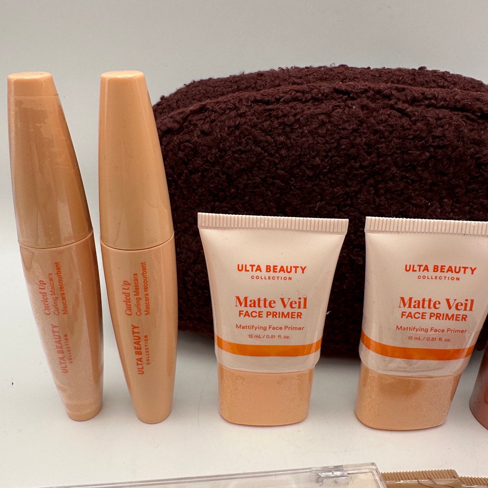 ULTA BEAUTY MAKEUP LOT PRIMER BLUSH EYESHADOW MASCARA COSMETIC BAG 15PC