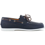 TIMBERLAND MEN'S 9 WIDE NAVY BLUE CEDAR BAY BOAT SHOE TB0A28BM019