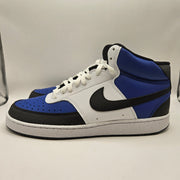 NIKE MEN'S 10.5 VISION COURT ROYAL BLUE MID TOP SNEAKER NWOB FQ8740-480
