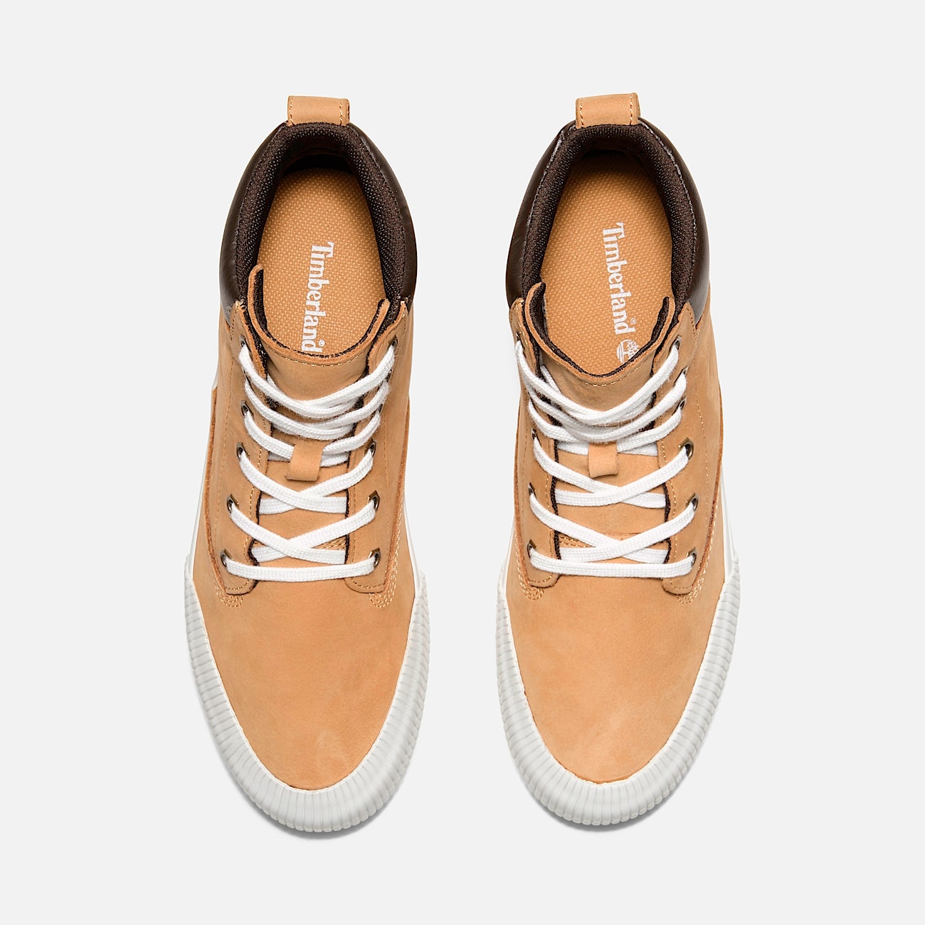 TIMBERLAND WOMEN'S 9.5 SKYLA BAY 2.0 HI TOP LACE SNKR WHEAT NUBUCK NIB