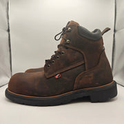 RED WING MEN'S 11.5 EE WIDE 415 DYNAFORCE 6 IN WP SOFT TOE WORK BOOTS BROWN NWOB
